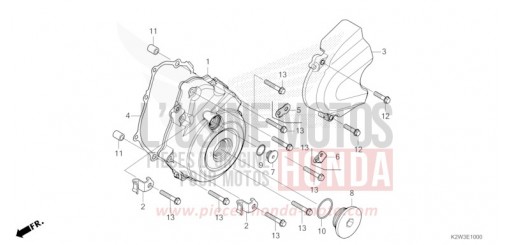 PANNEAU CARTER-MOTEUR G. ST125AP de 2023